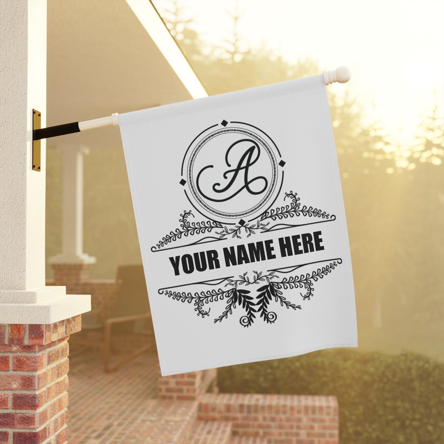 Monogramed House Banner