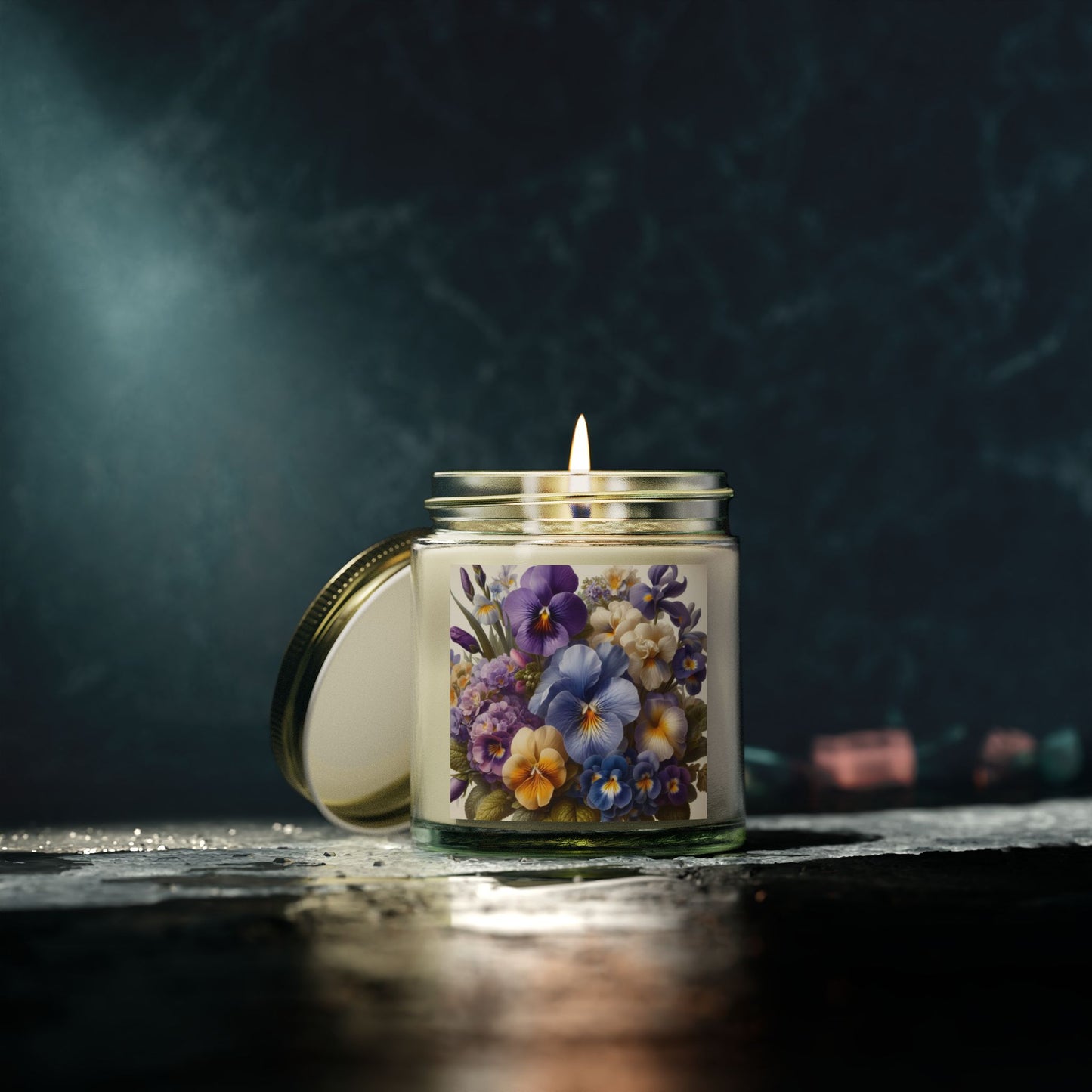 February Birth Month Flower Candle (4oz)
