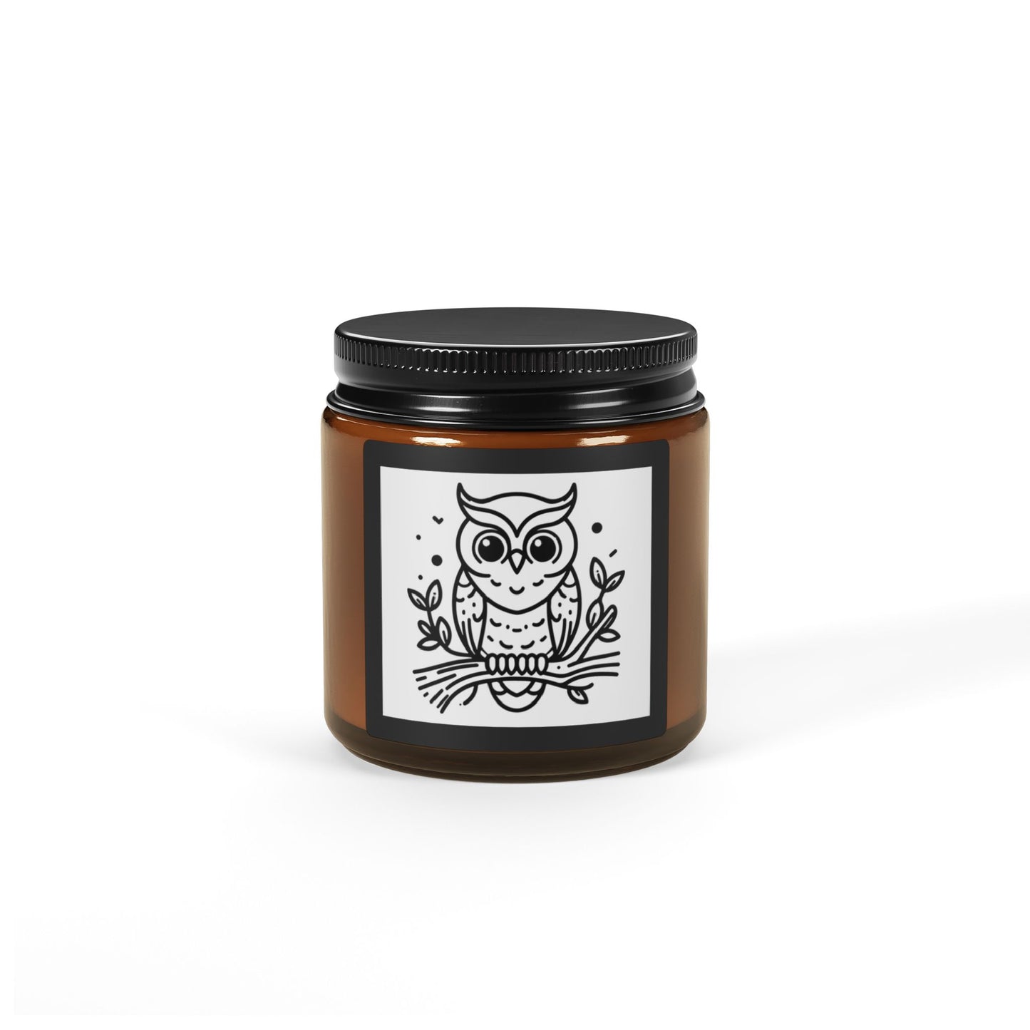 Amber Owl Candle (4oz)