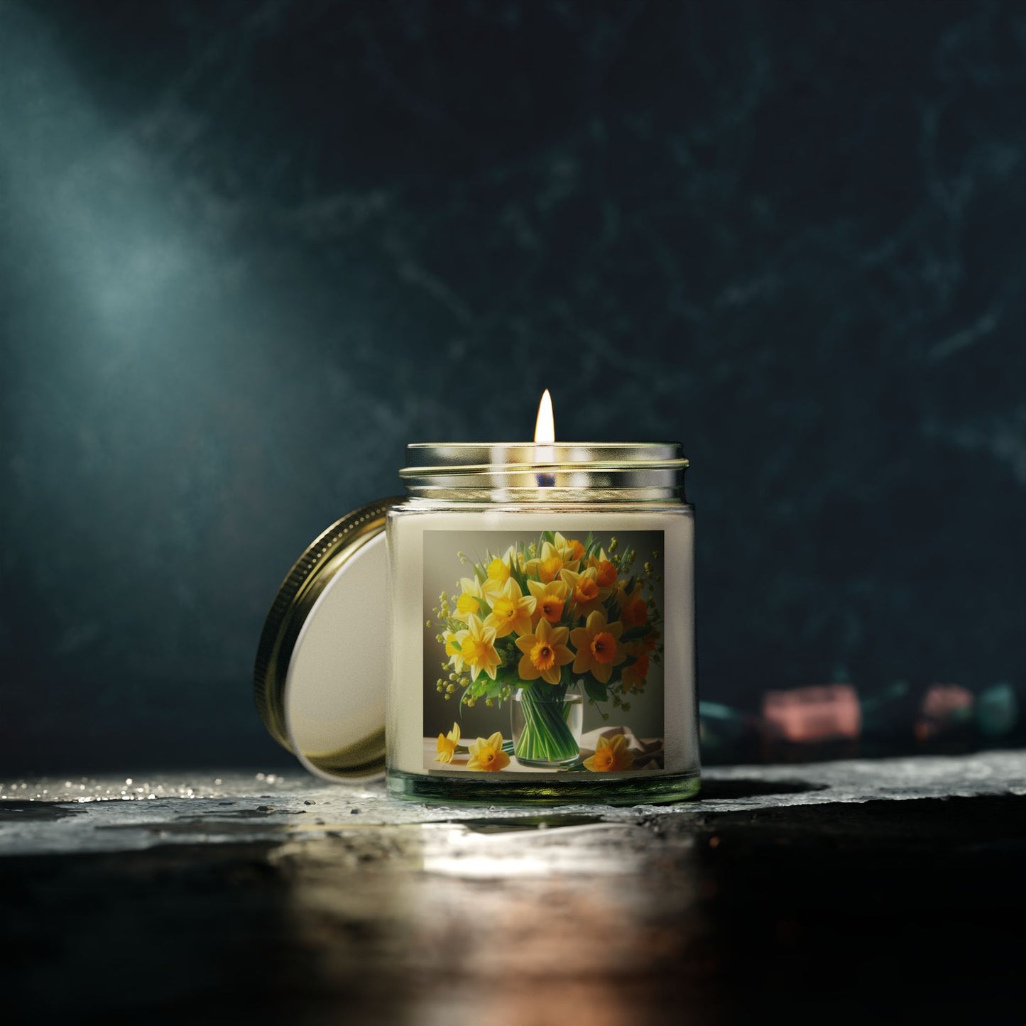 March Birth Month Flower Candle (4oz)
