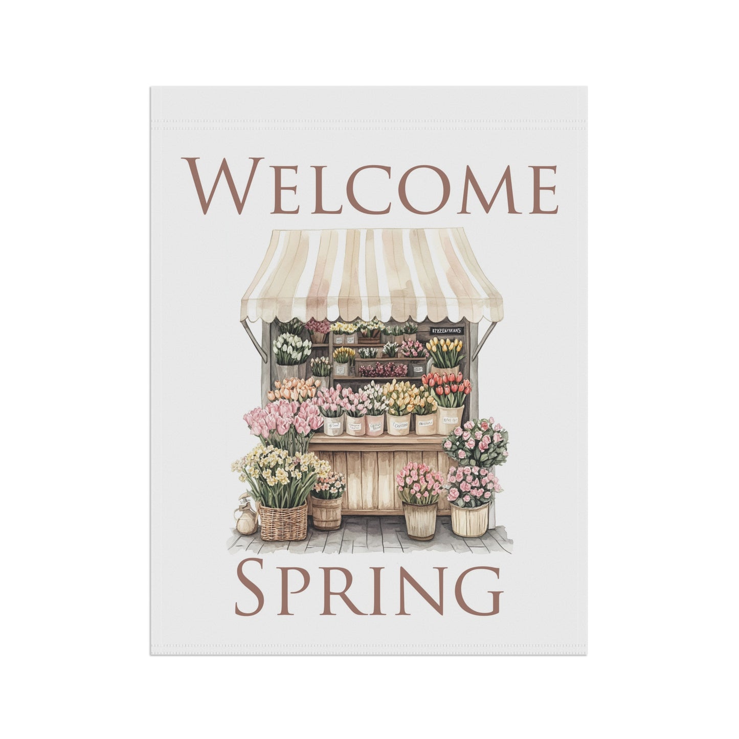 Watercolor Floral House Banner