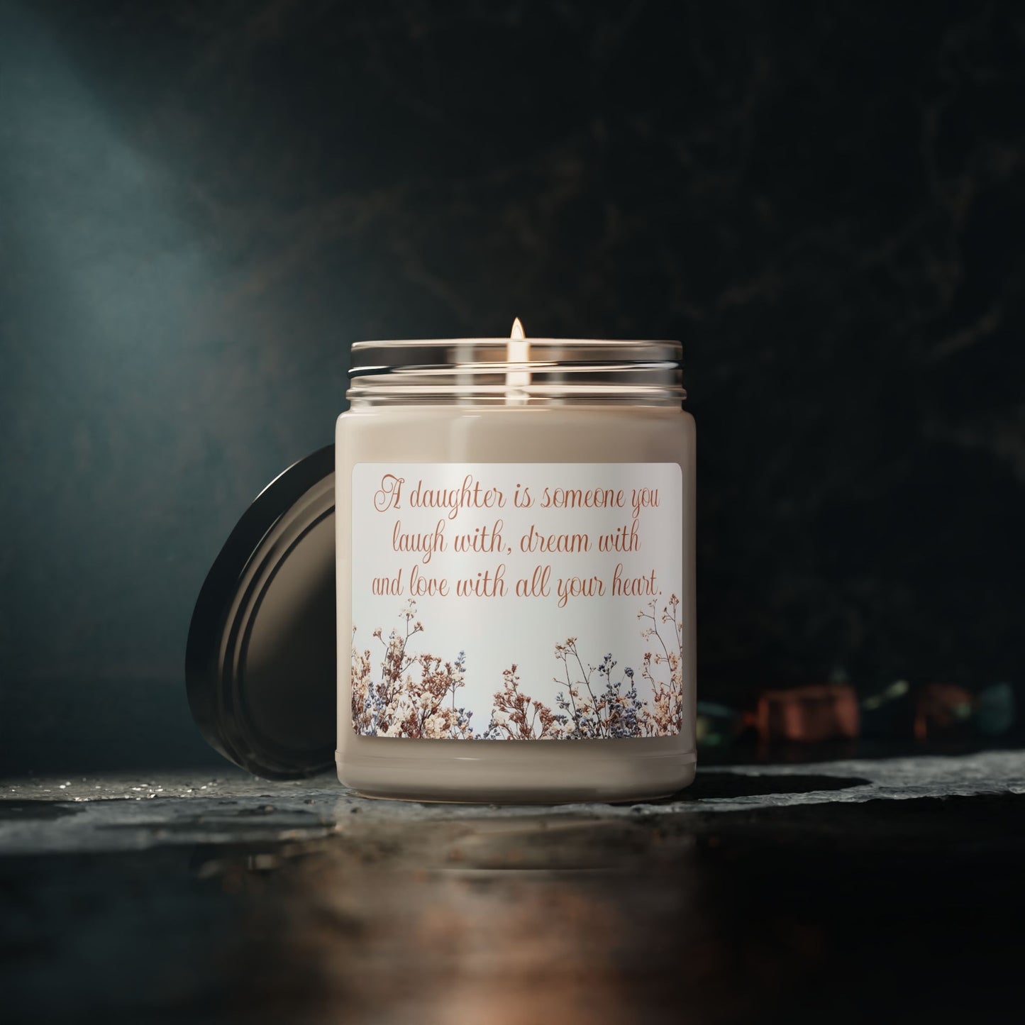 Heartwarming Daughter Message Candle (9oz)