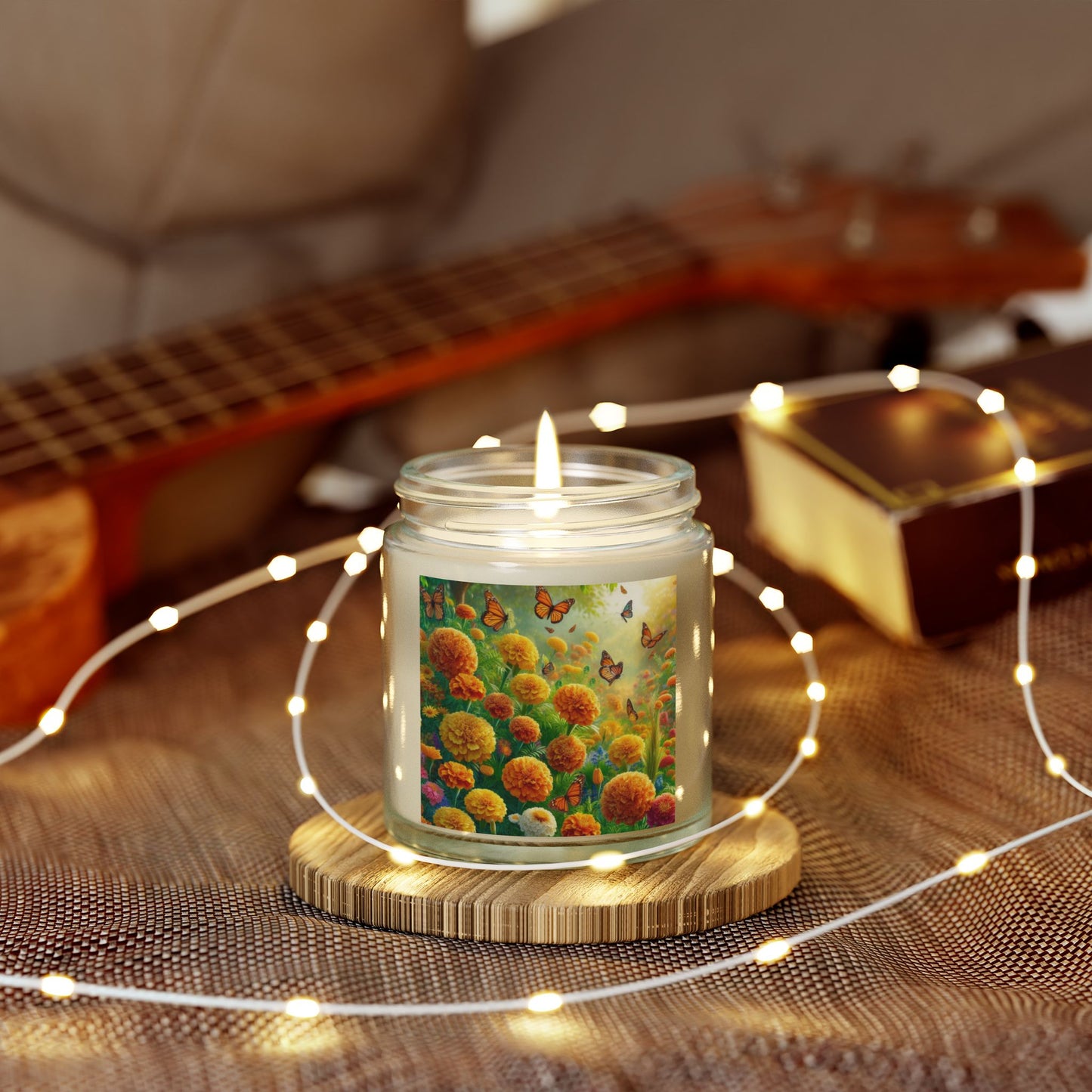 October Birth Month Flower Candle (4oz)