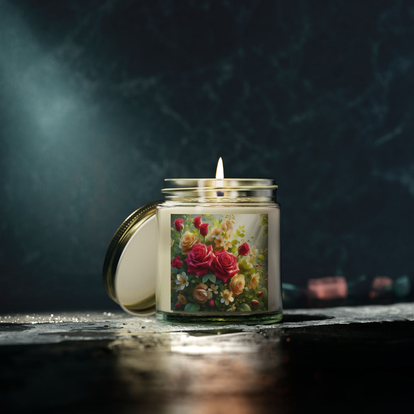 June Birth Month Flower Candle (4oz)