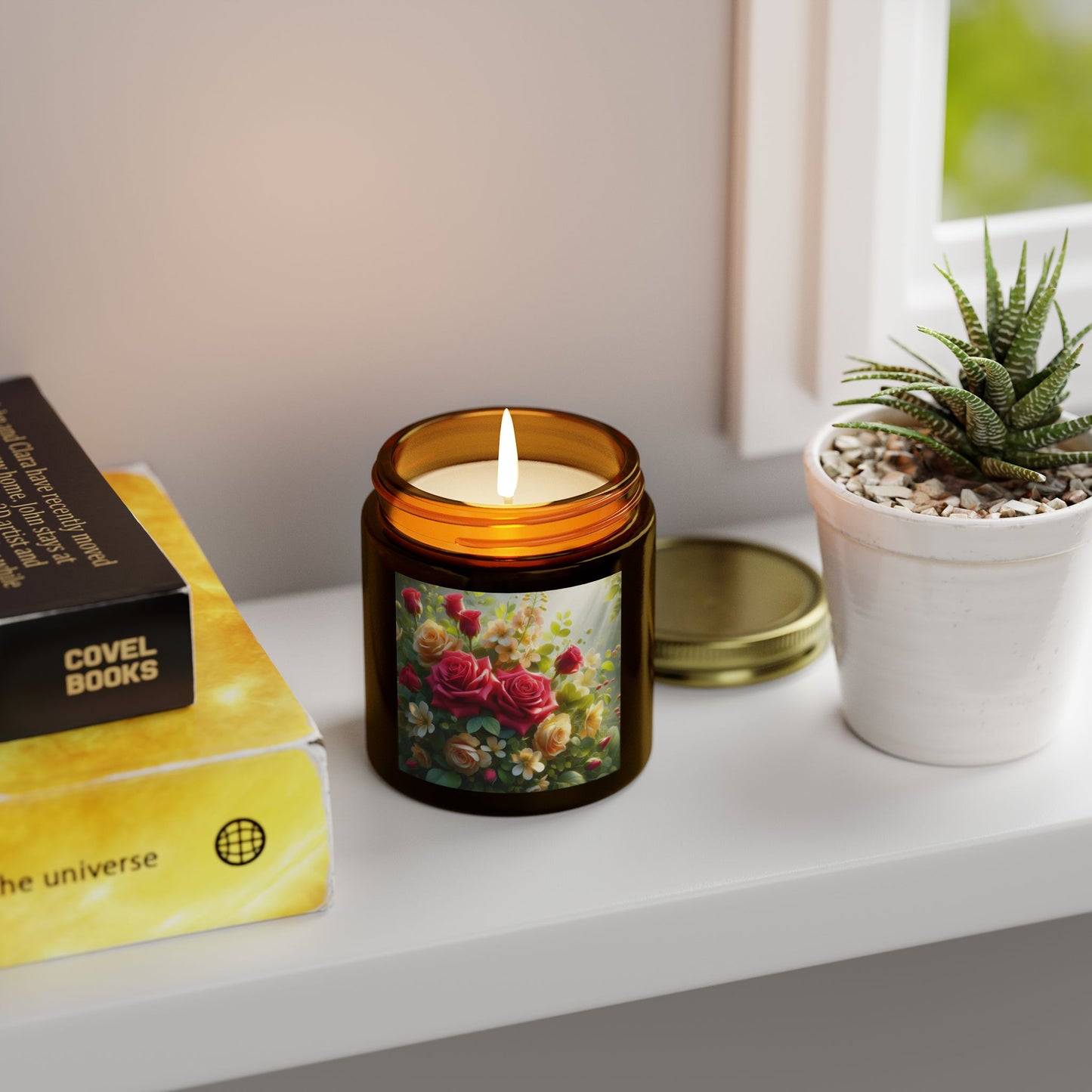 June Birth Month Flower Candle (4oz)