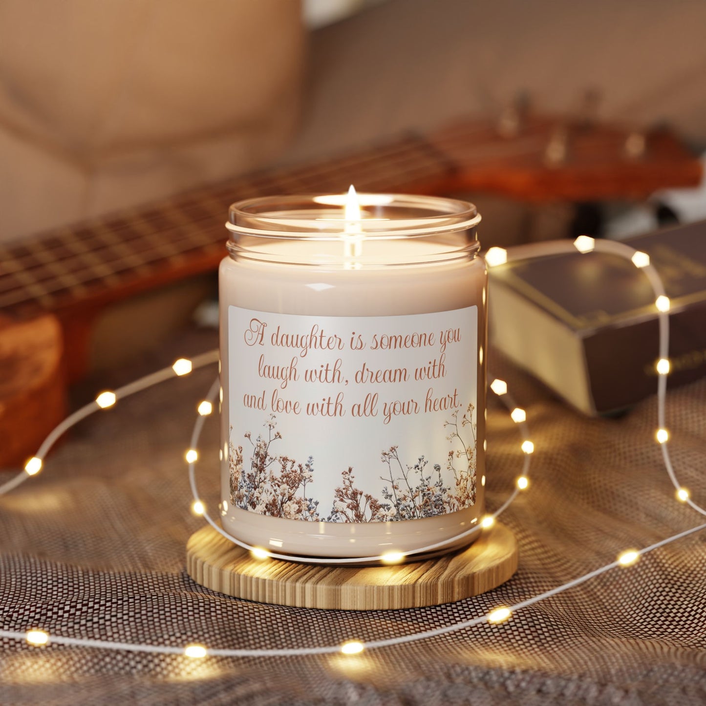 Heartwarming Daughter Message Candle (9oz)