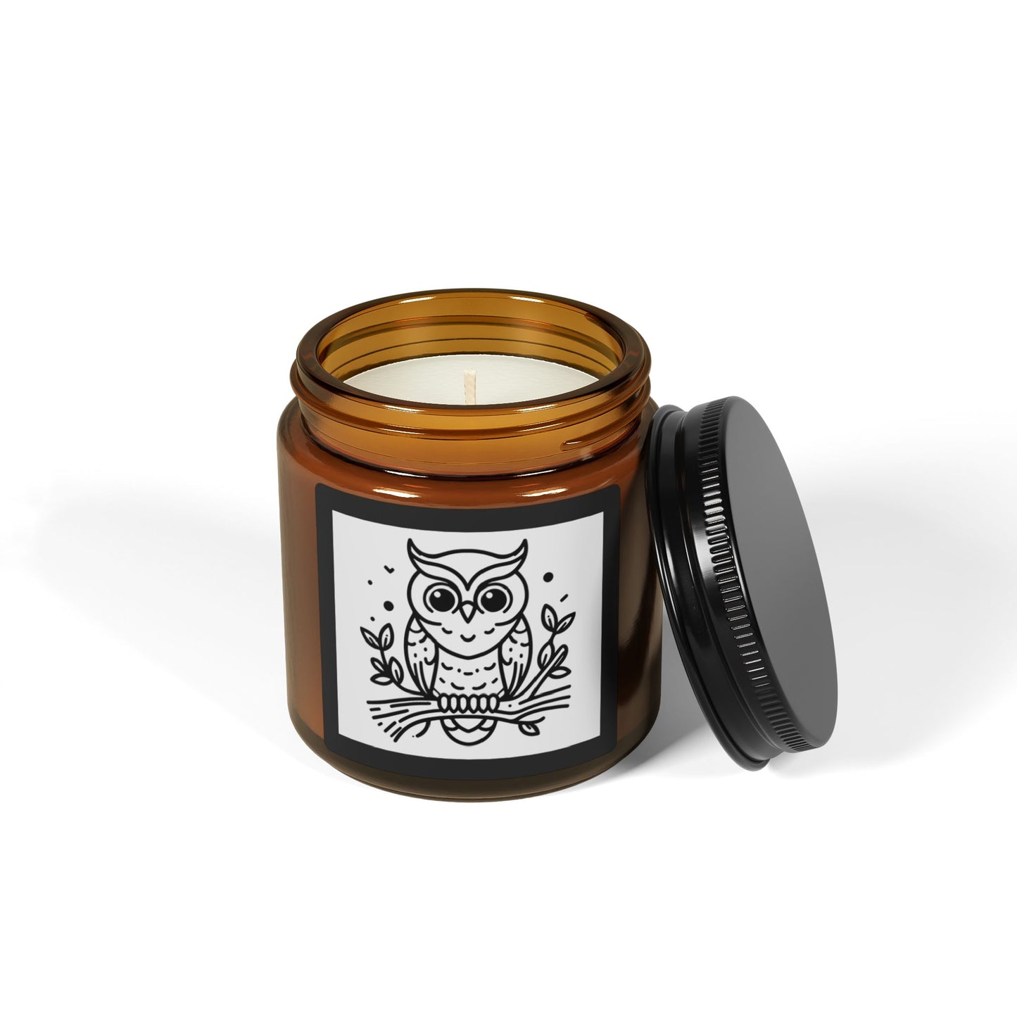 Amber Owl Candle (4oz)
