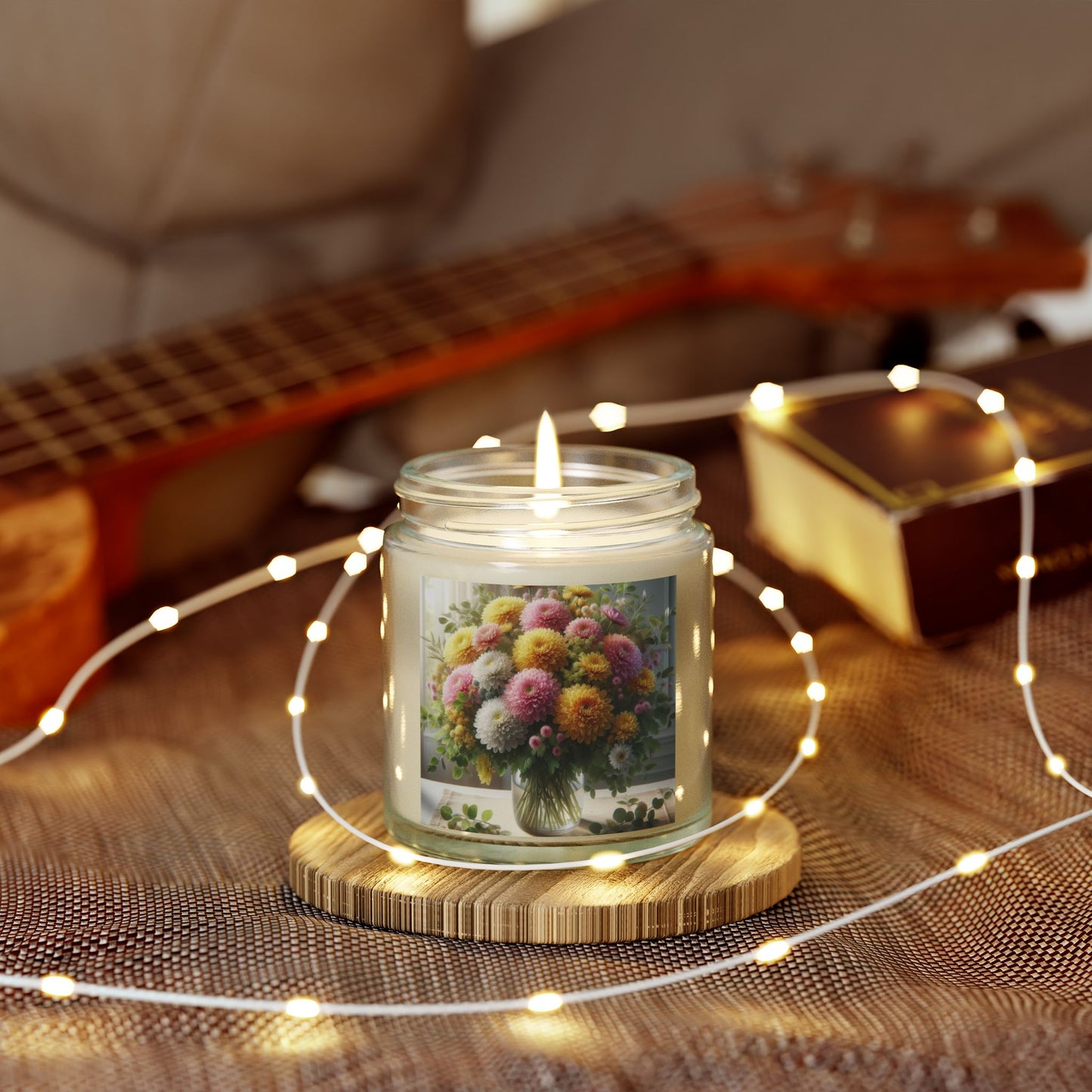 November Birth Month Flower Candle (4oz)