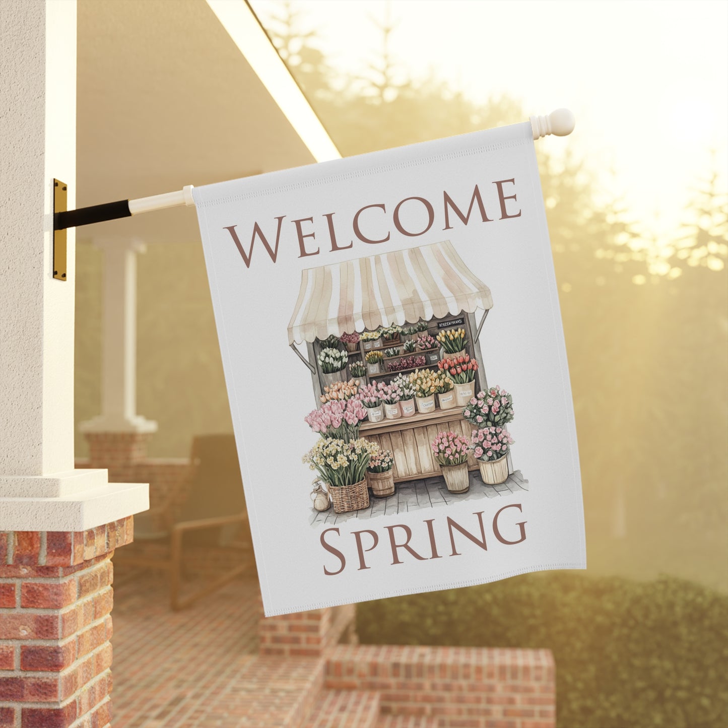 Watercolor Floral House Banner