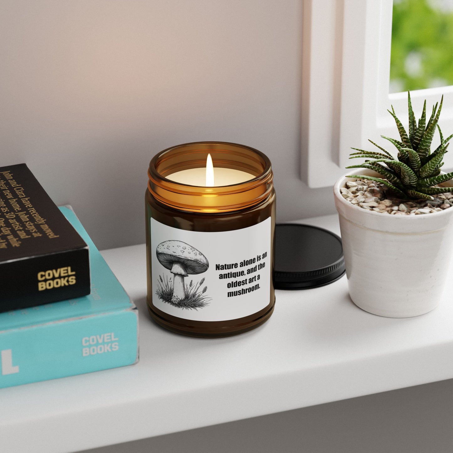 Amber Mushroom Candle (9oz)