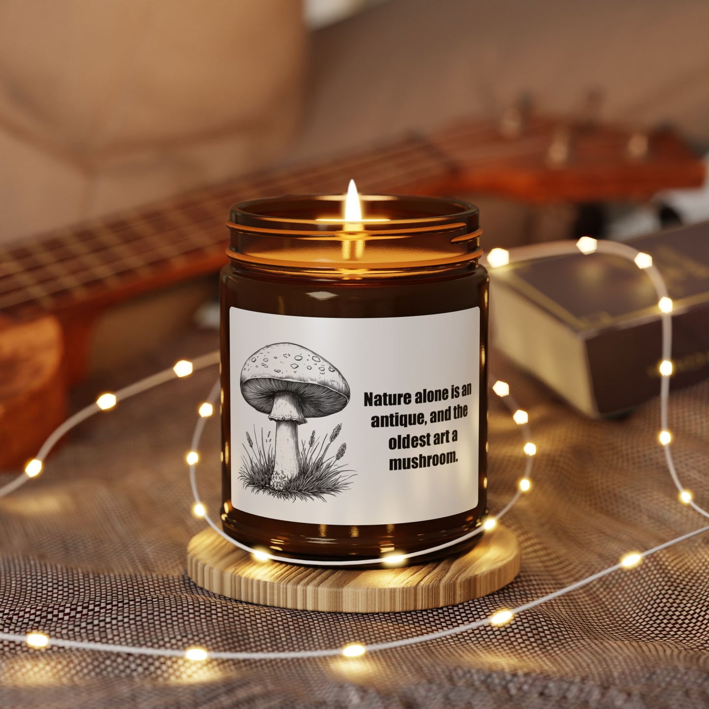 Amber Mushroom Candle (9oz)