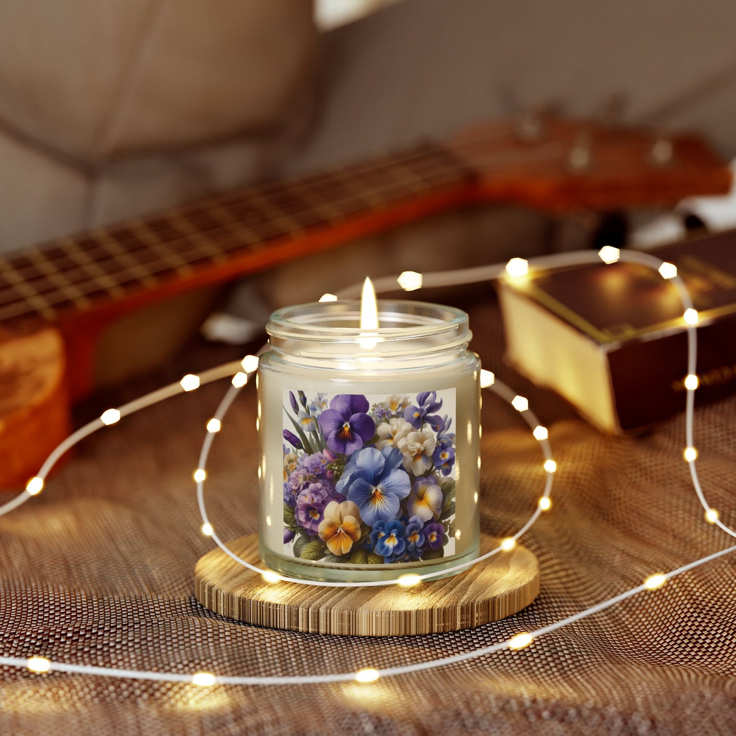 February Birth Month Flower Candle (4oz)