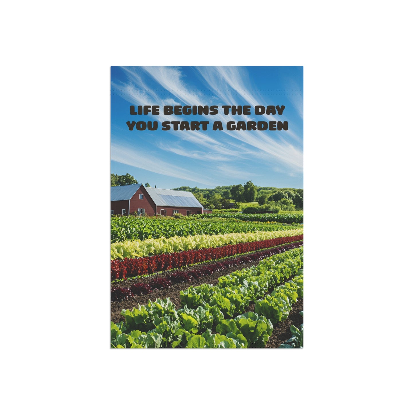 Life Begins Garden Banner