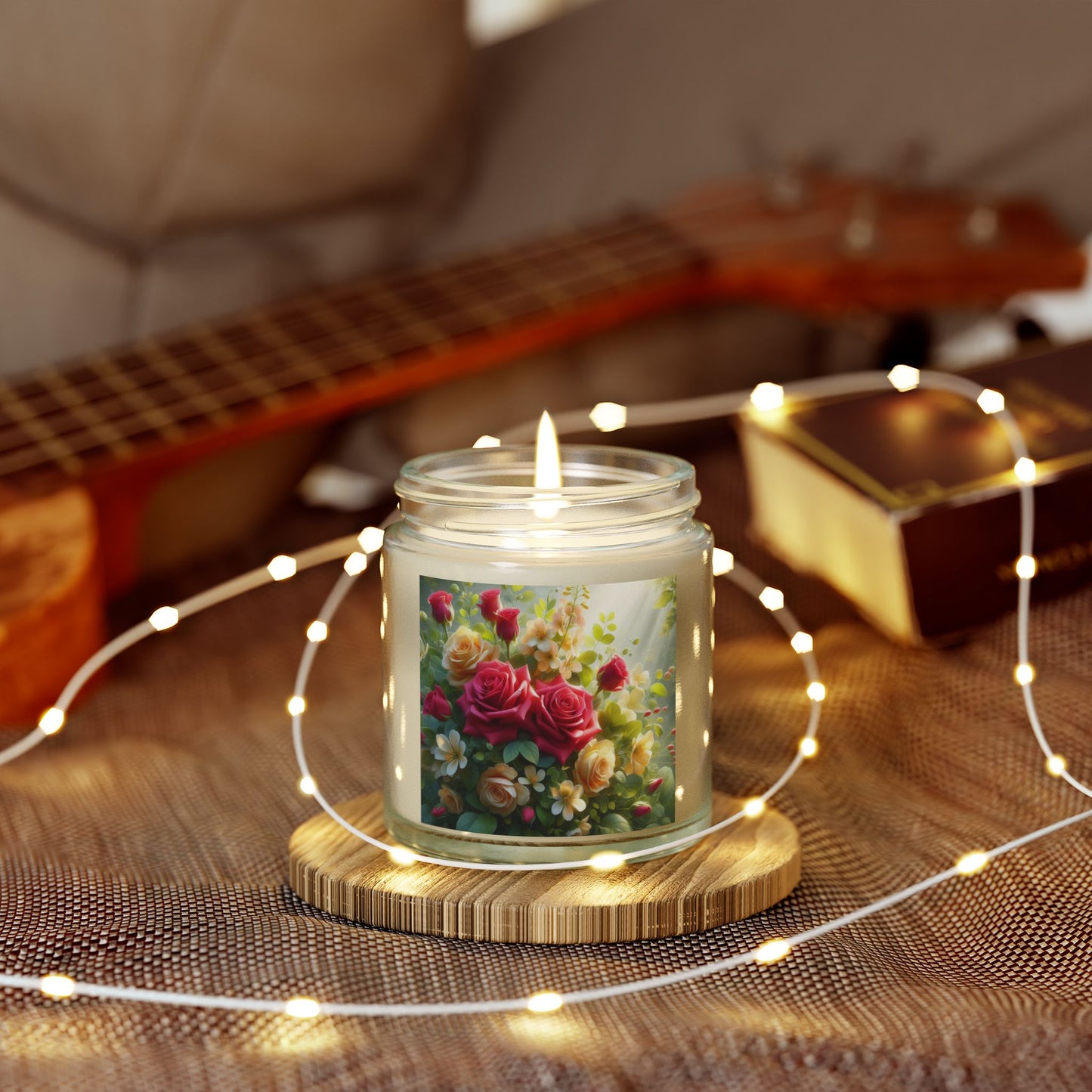 June Birth Month Flower Candle (4oz)