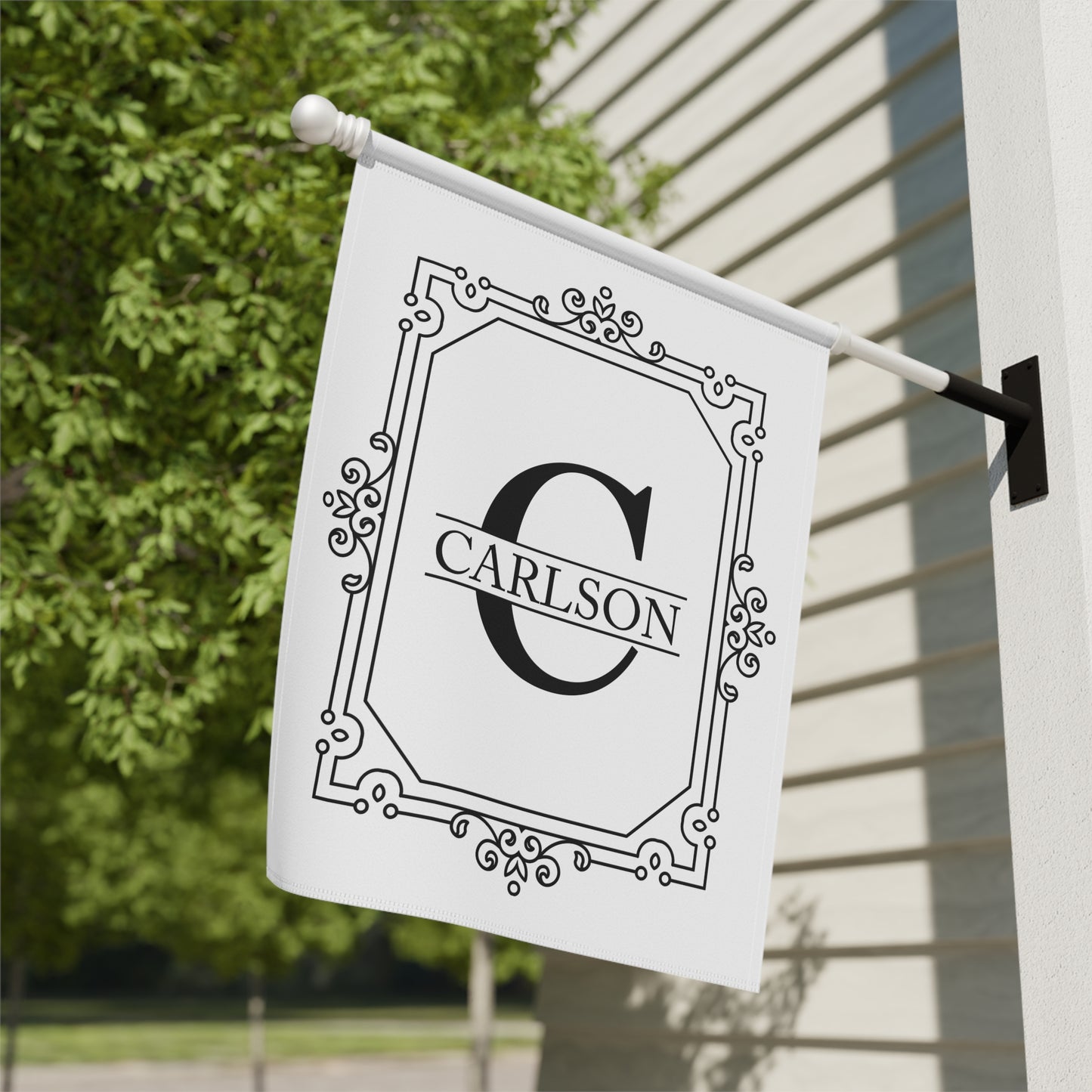 Split Monogram House Banner