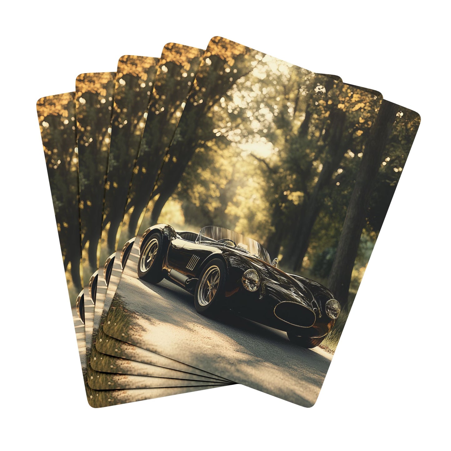 Vintage Sports Car Cards