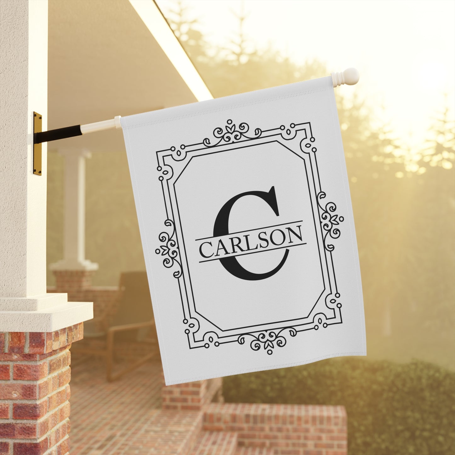 Split Monogram House Banner
