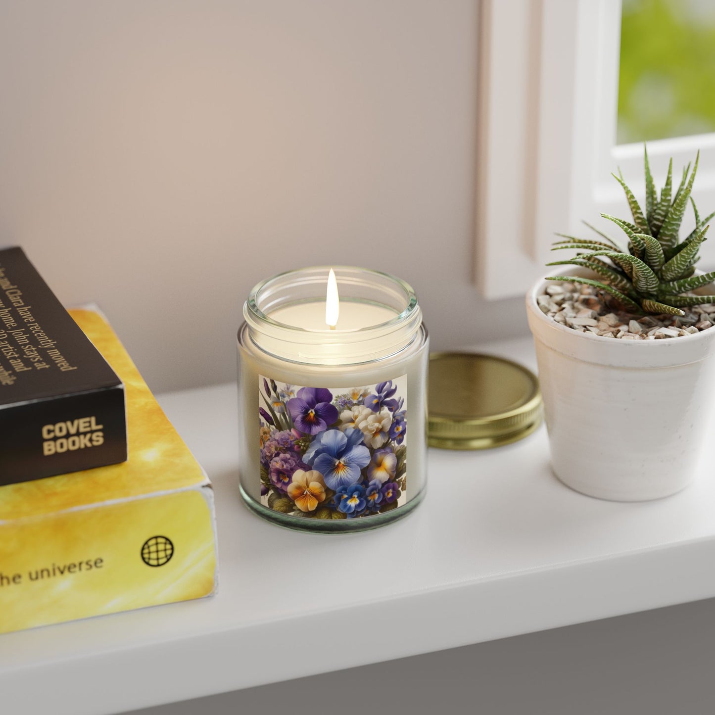 February Birth Month Flower Candle (4oz)