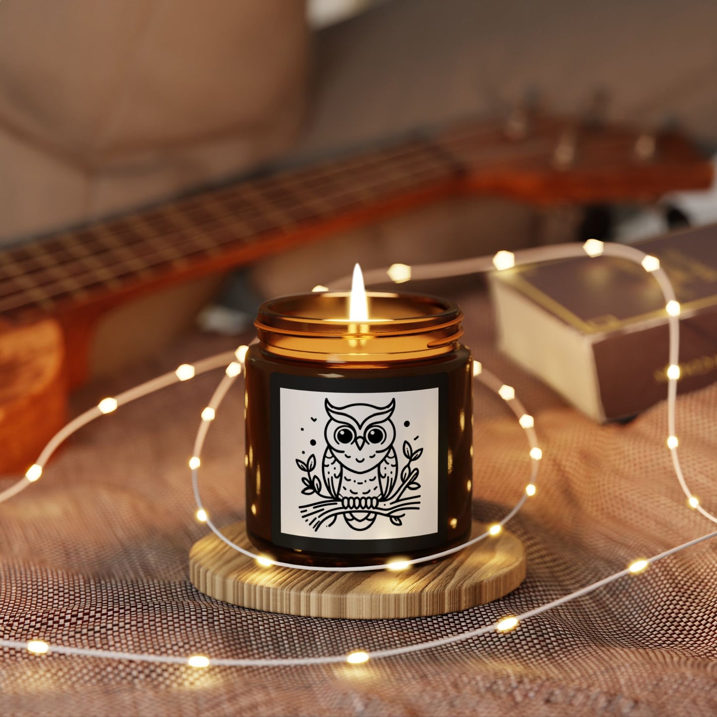 Amber Owl Candle (4oz)