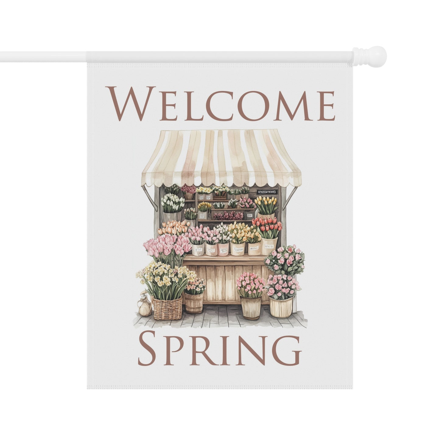 Watercolor Floral House Banner