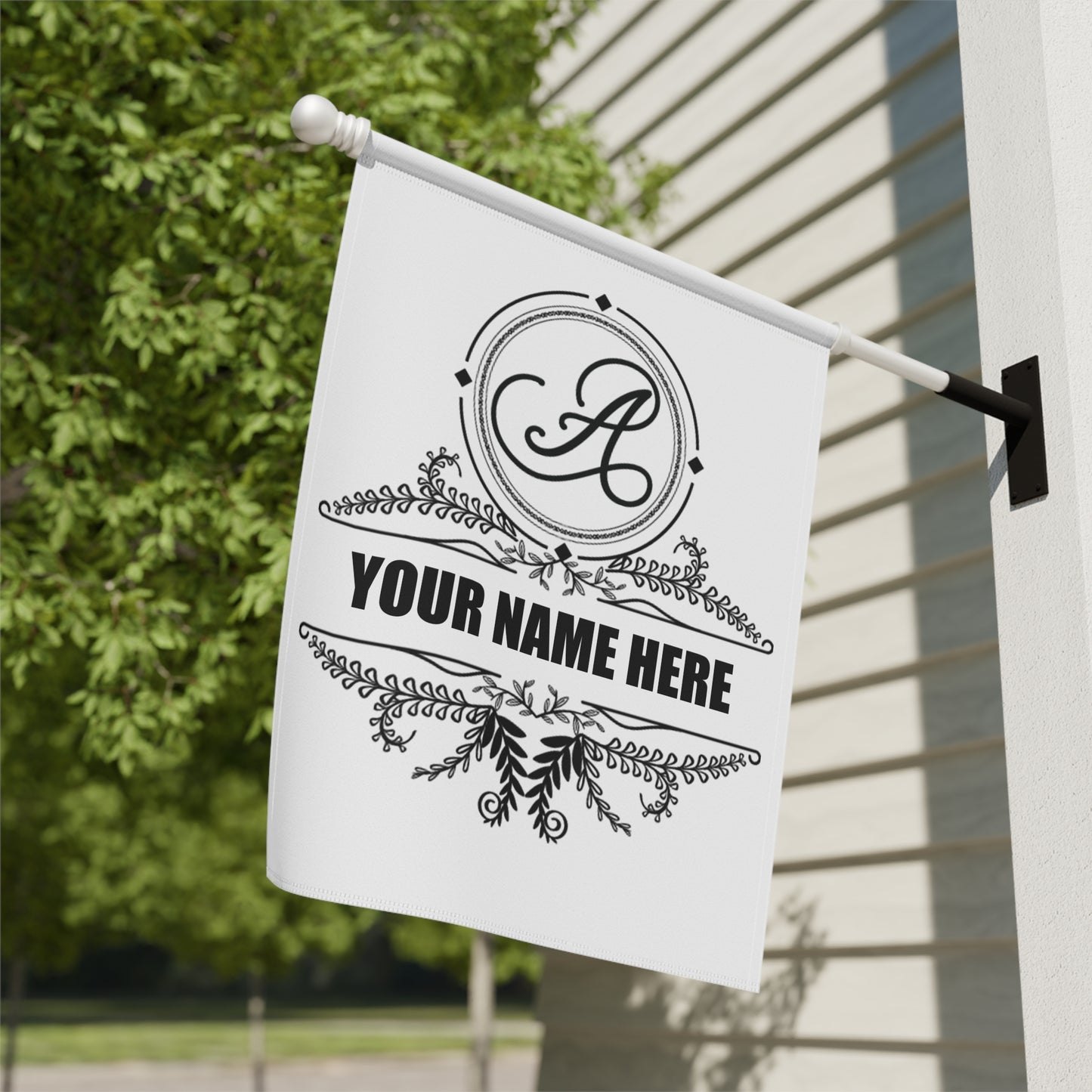 Monogramed House Banner