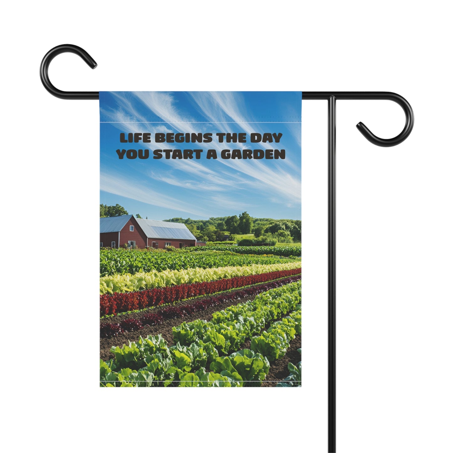 Life Begins Garden Banner