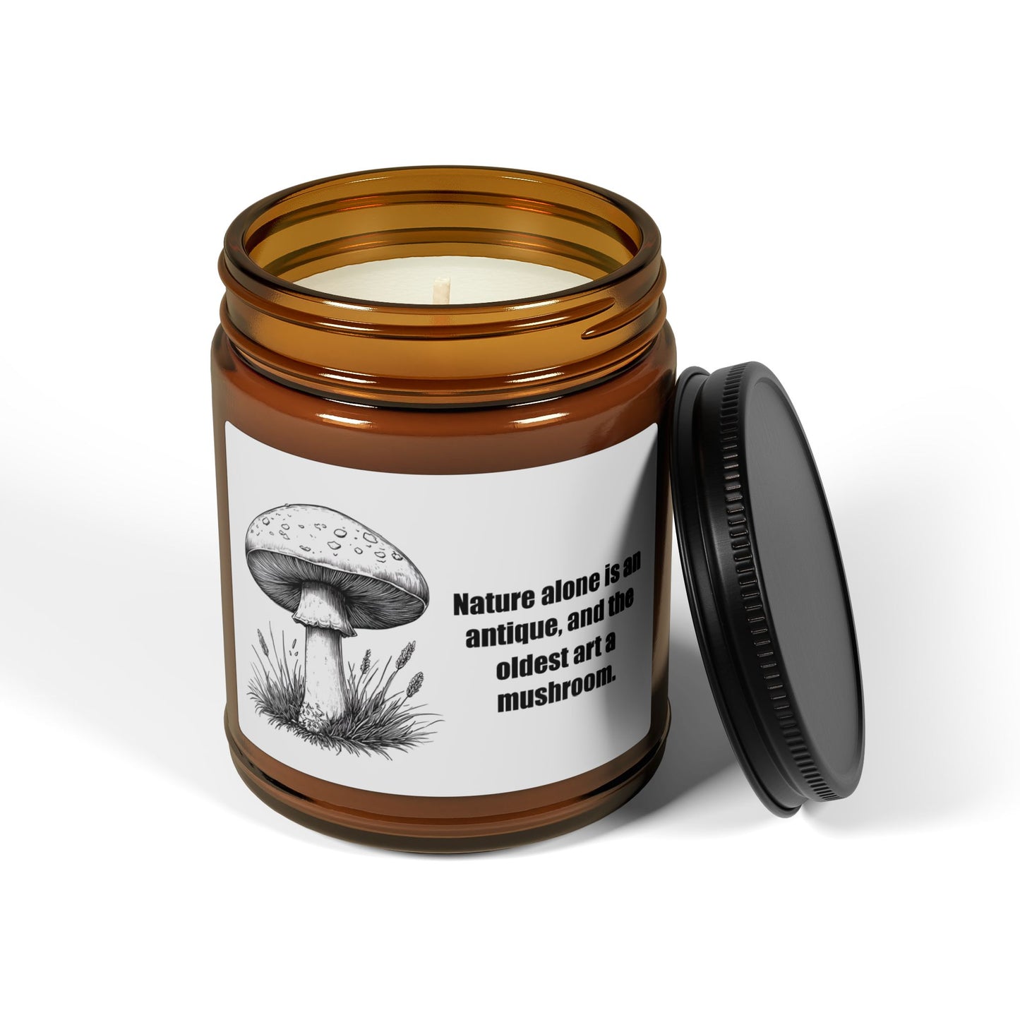 Amber Mushroom Candle (9oz)