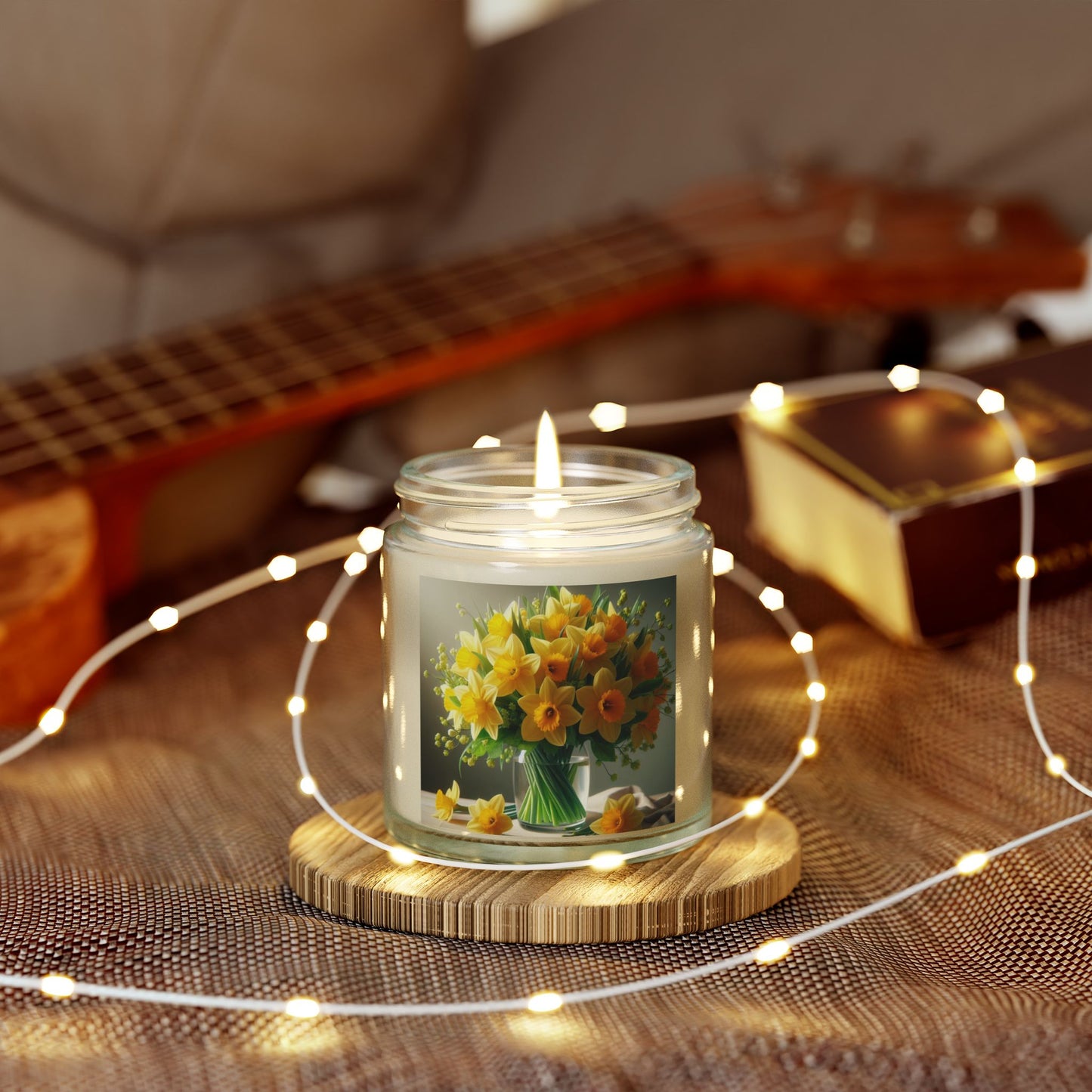 March Birth Month Flower Candle (4oz)