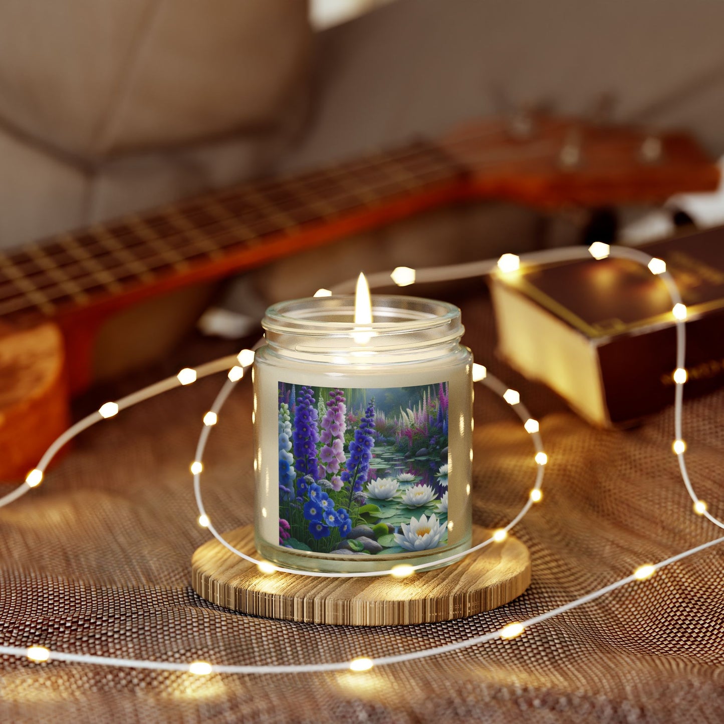 July Birth Month Flower Candle (4oz)