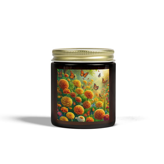 October Birth Month Flower Candle (4oz)