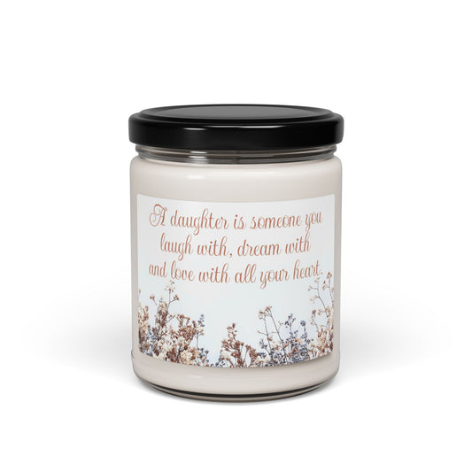 Heartwarming Daughter Message Candle (9oz)