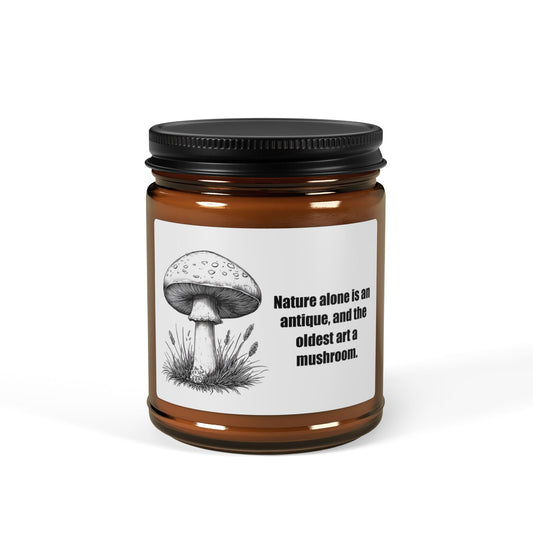 Amber Mushroom Candle (9oz)