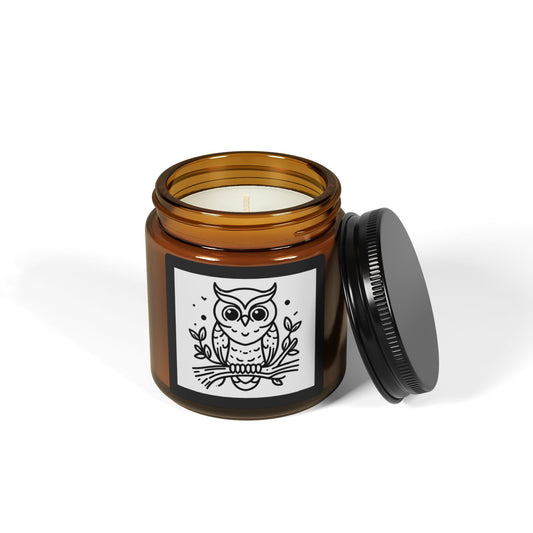 Amber Owl Candle (4oz)