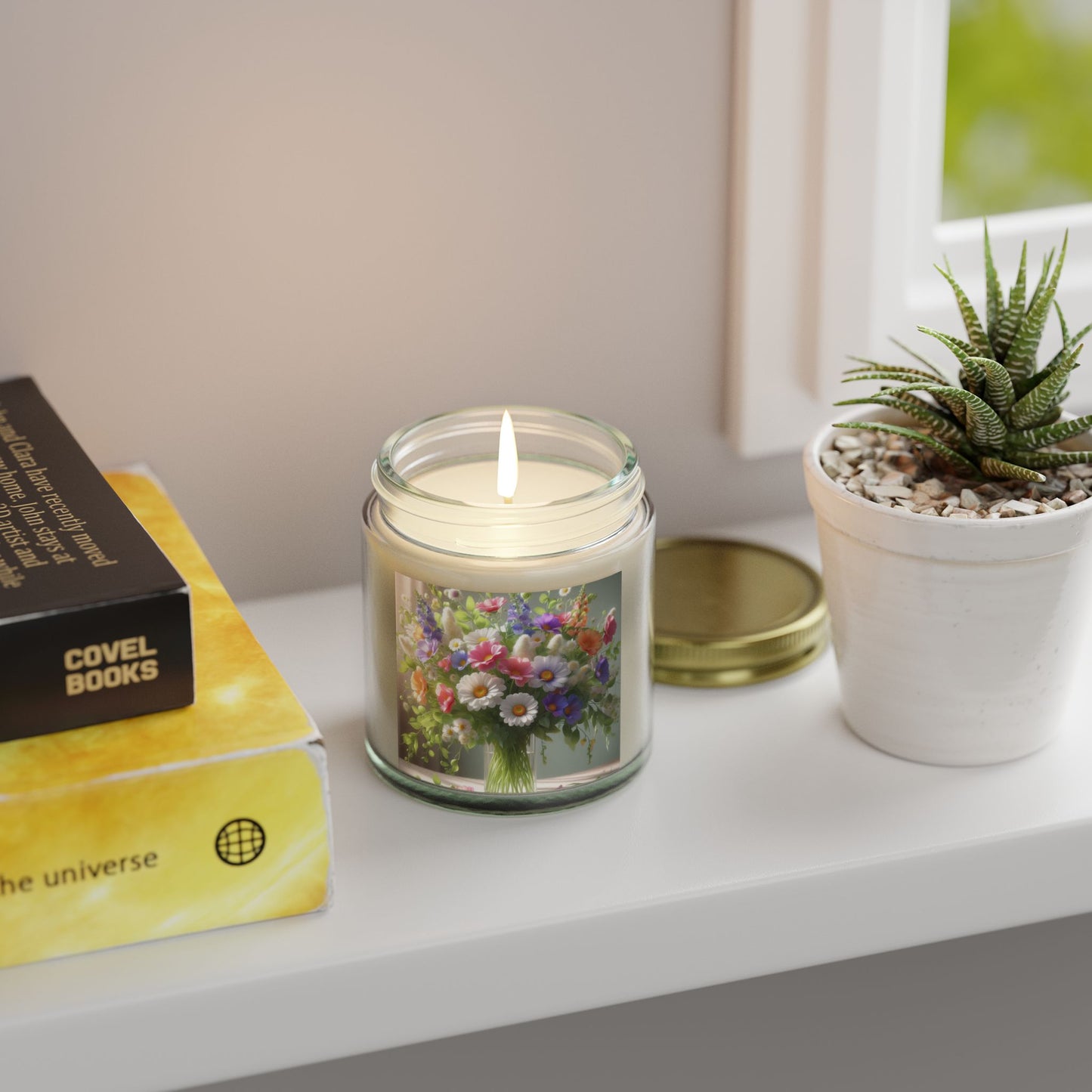 April Birth Month Flower Candle (4oz)