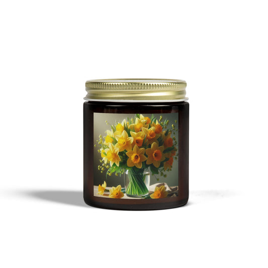 March Birth Month Flower Candle (4oz)