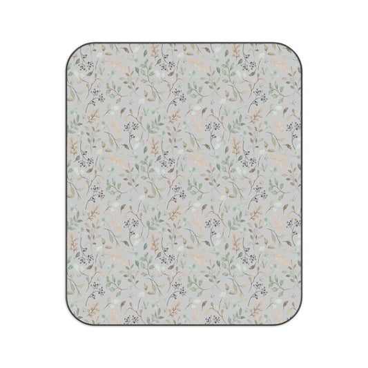 Muted Leaves Picnic Blanket