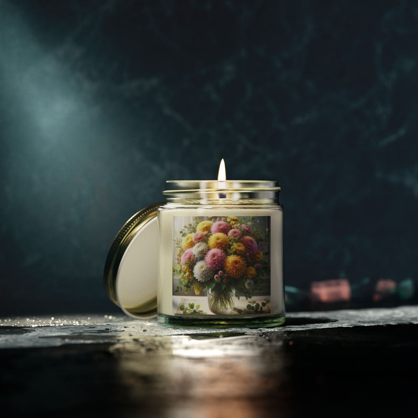 November Birth Month Flower Candle (4oz)