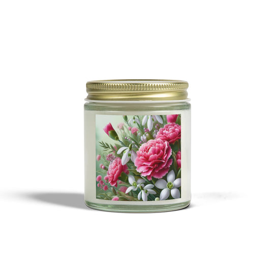 January Birth Month Flower Candle (4oz)