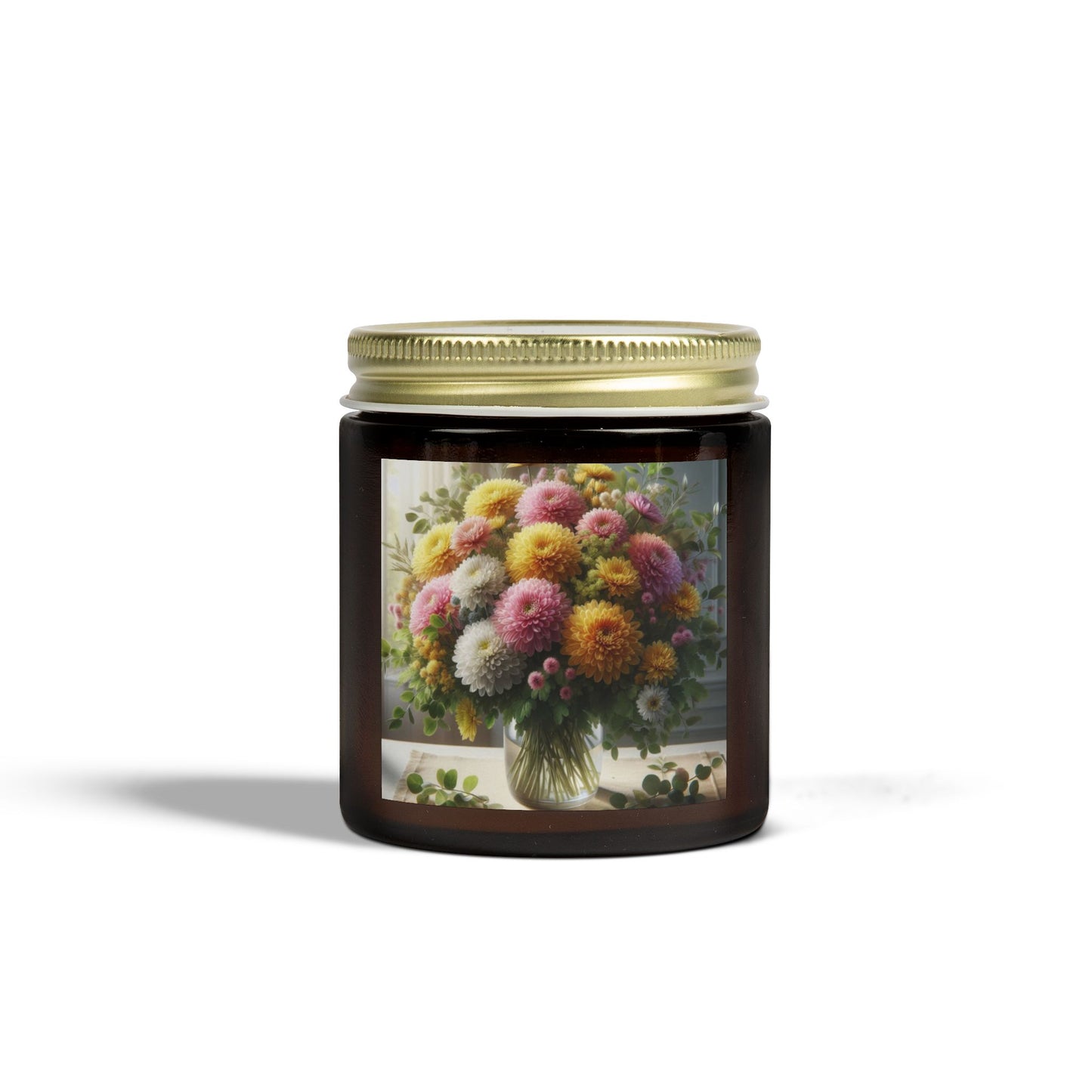 November Birth Month Flower Candle (4oz)