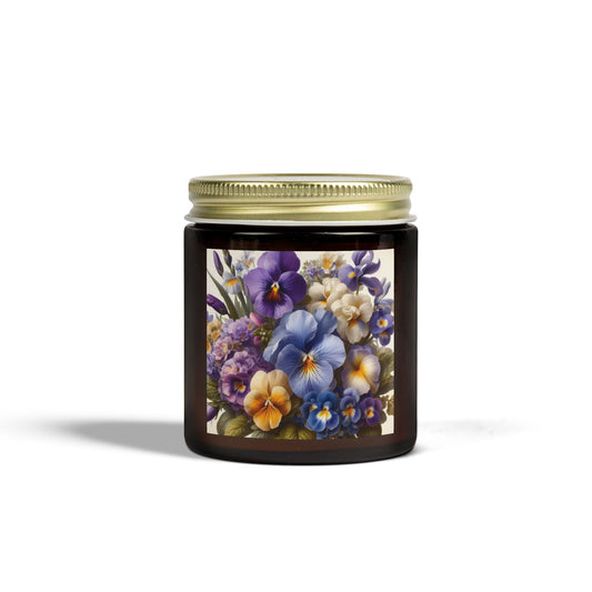February Birth Month Flower Candle (4oz)