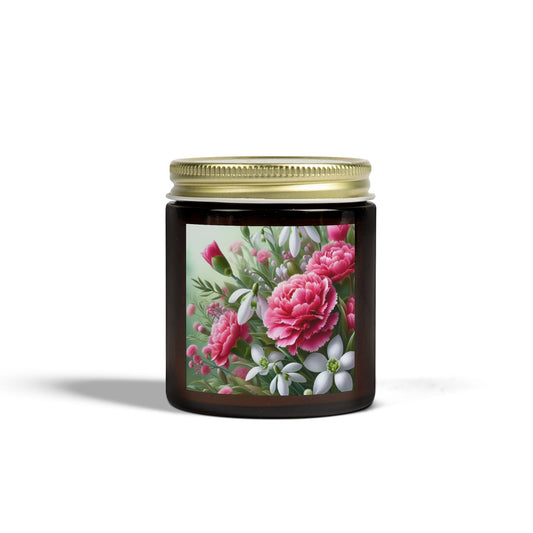 January Birth Month Flower Candle (4oz)